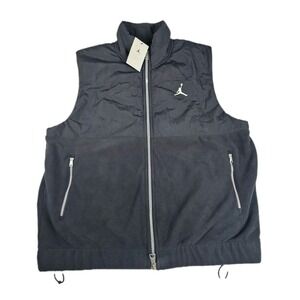 Nike Air Jordan Essentials Winter Vest Black FD8628-010‎ Men's Size Medium NWT